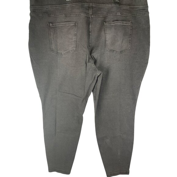 Terra & Sky Womens Plus Size 4X (28W-30W) pull on Jeggings Skinny High Rise - Picture 2 of 5